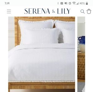 Serina and Lilly Bedspread and Shams